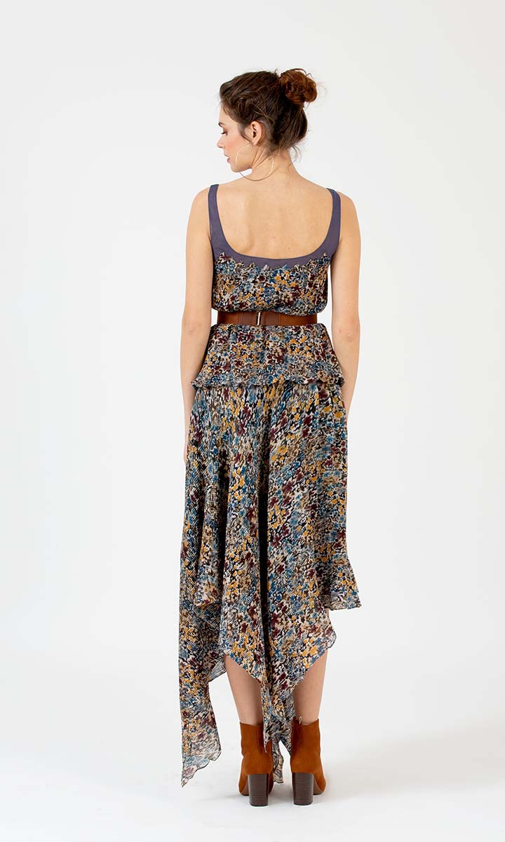Ditsy Handkerchief Skirt