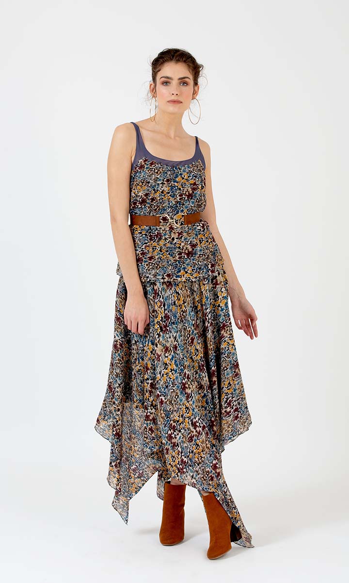 Ditsy Handkerchief Skirt