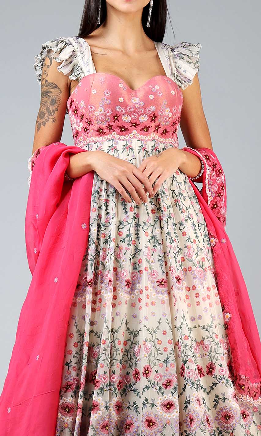 Floral embroidery