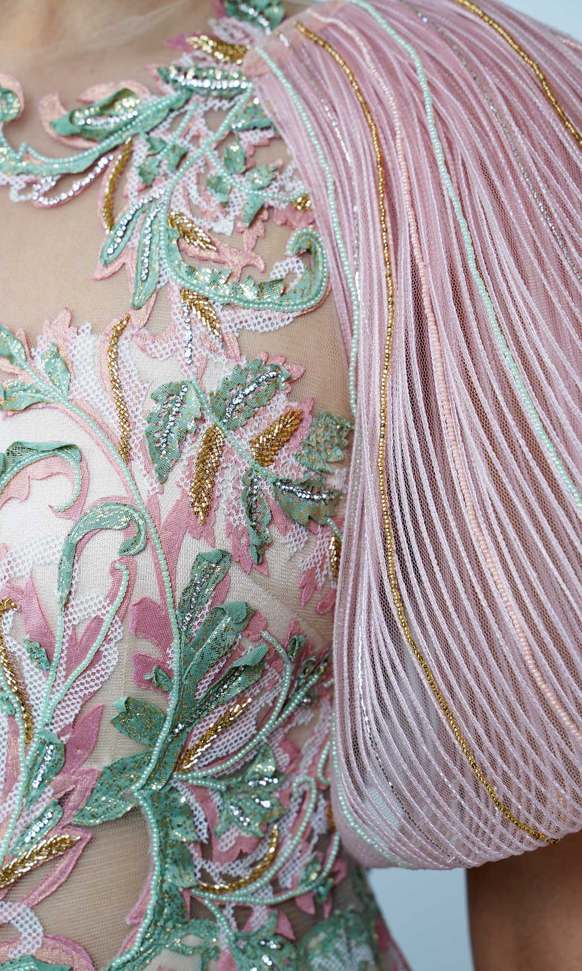 Appliqué and beadwork