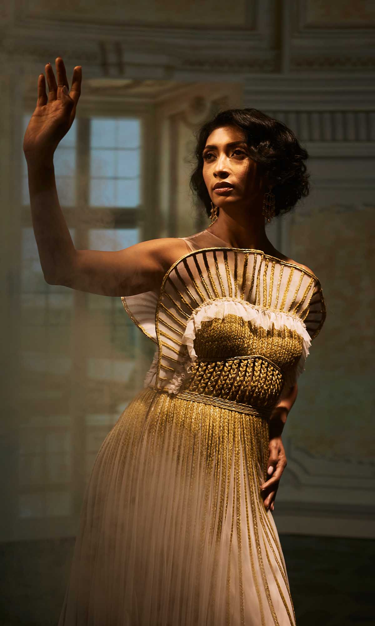 Braided bodice