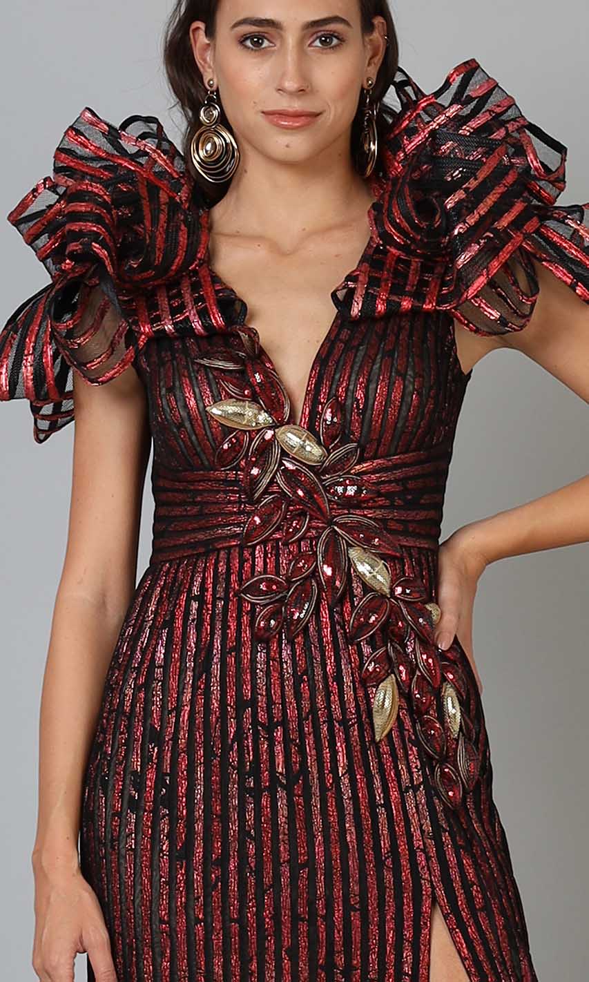 Sequin leaves