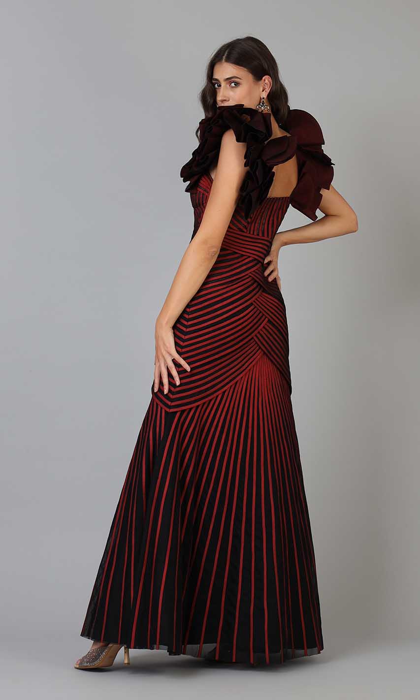 Vivienne Contoured Gown