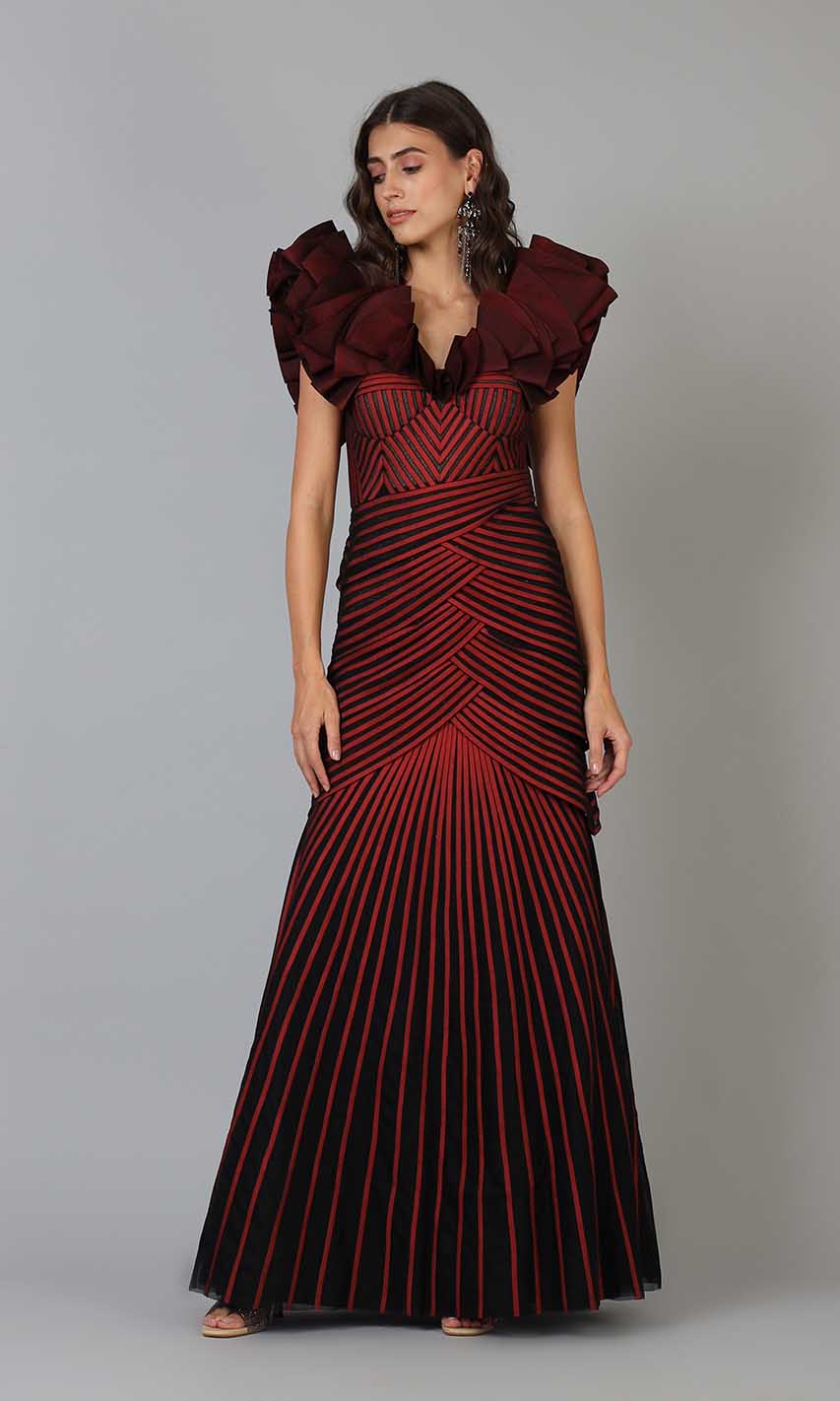 Vivienne Contoured Gown