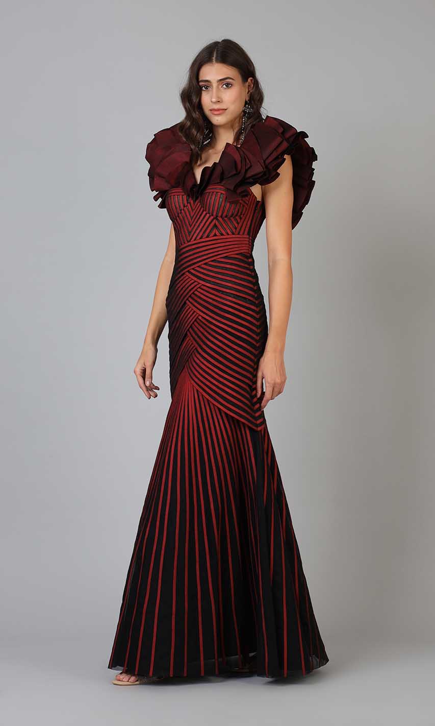 Vivienne Contoured Gown