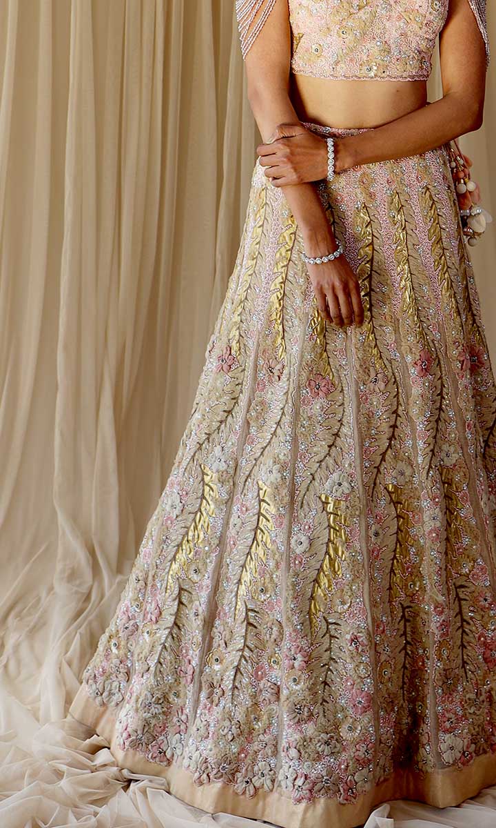 Crystals, beads and appliqué