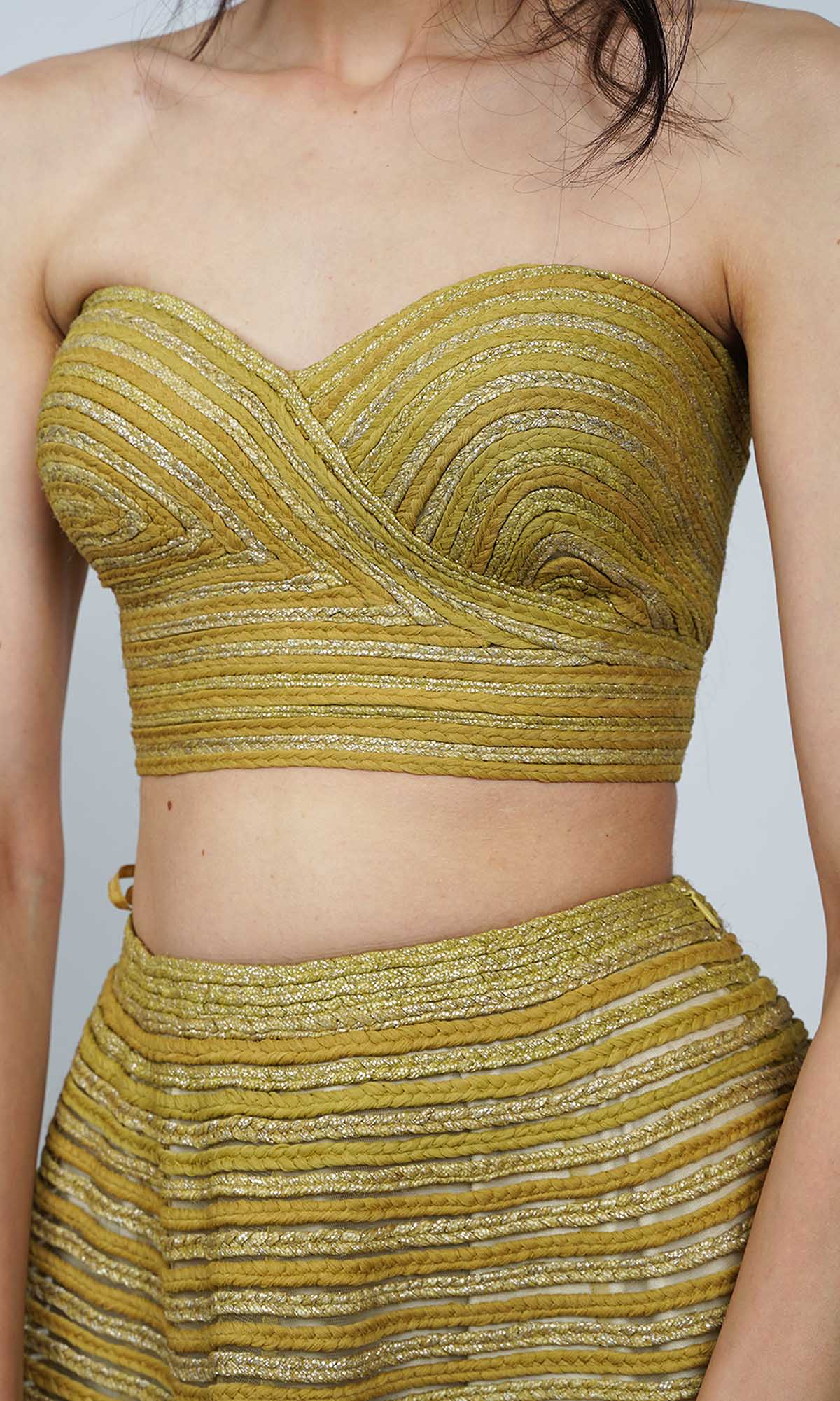 Olive Braided Co-Ord Set