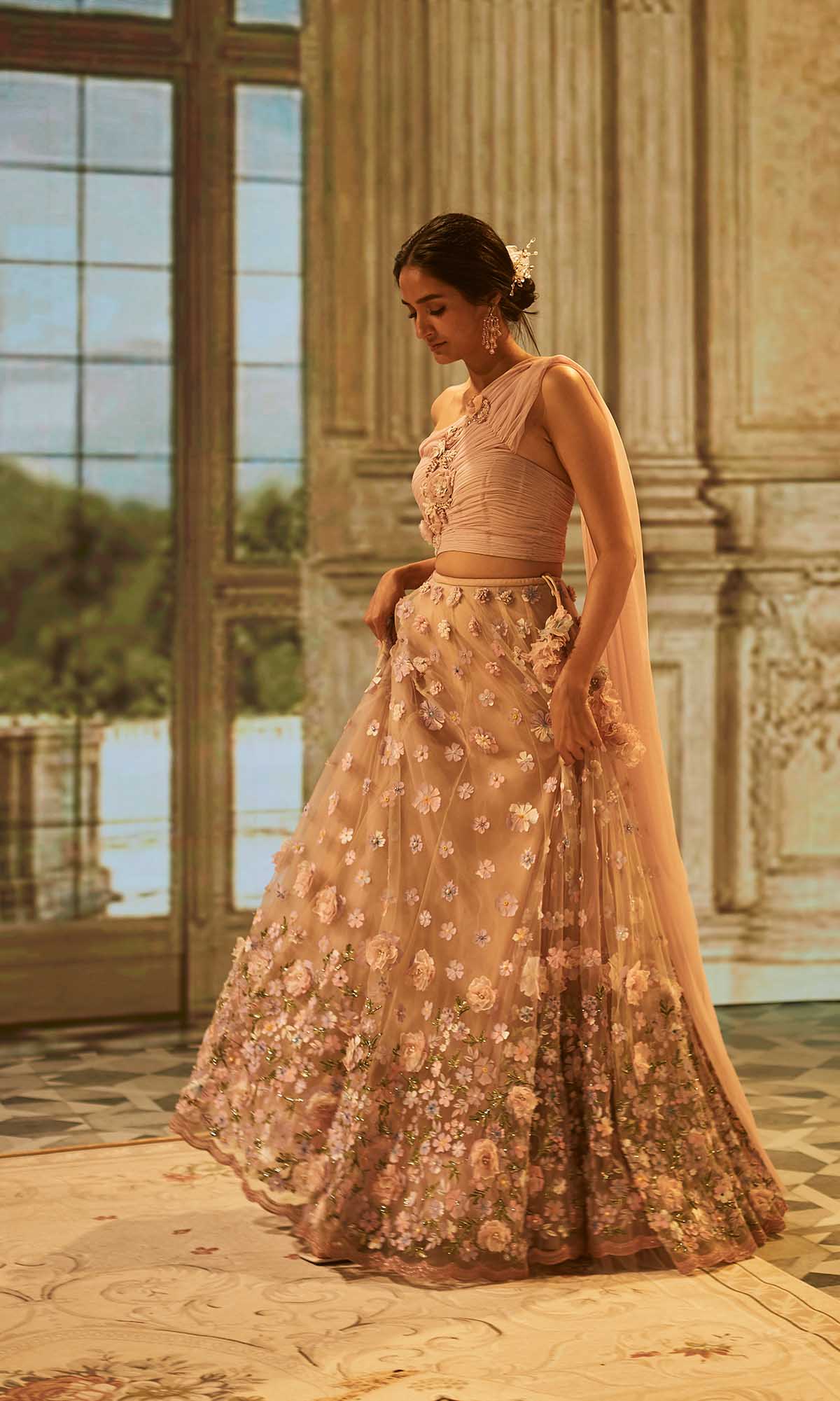 Floral appliqué