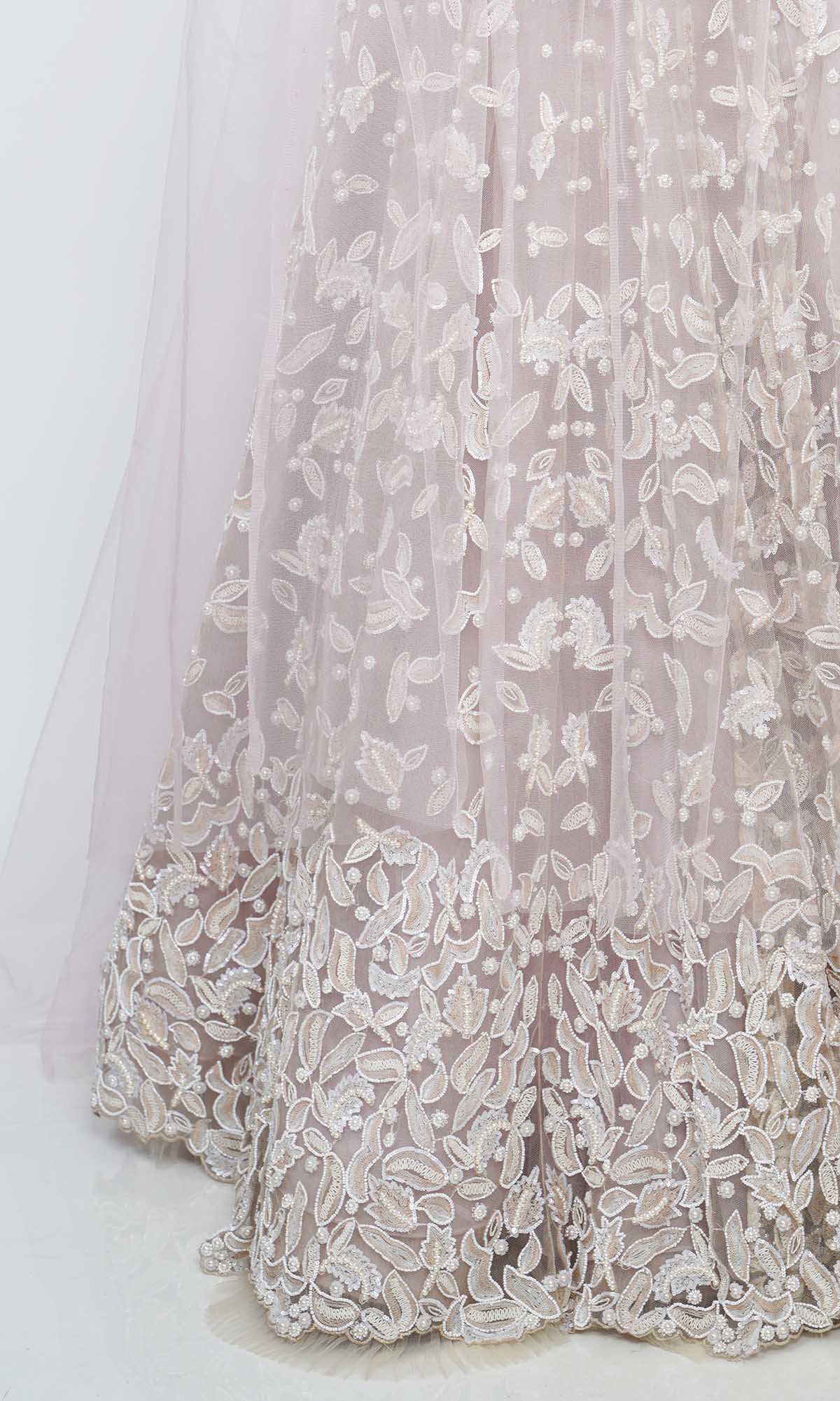 Genevieve Embroidered Lilac Lehenga
