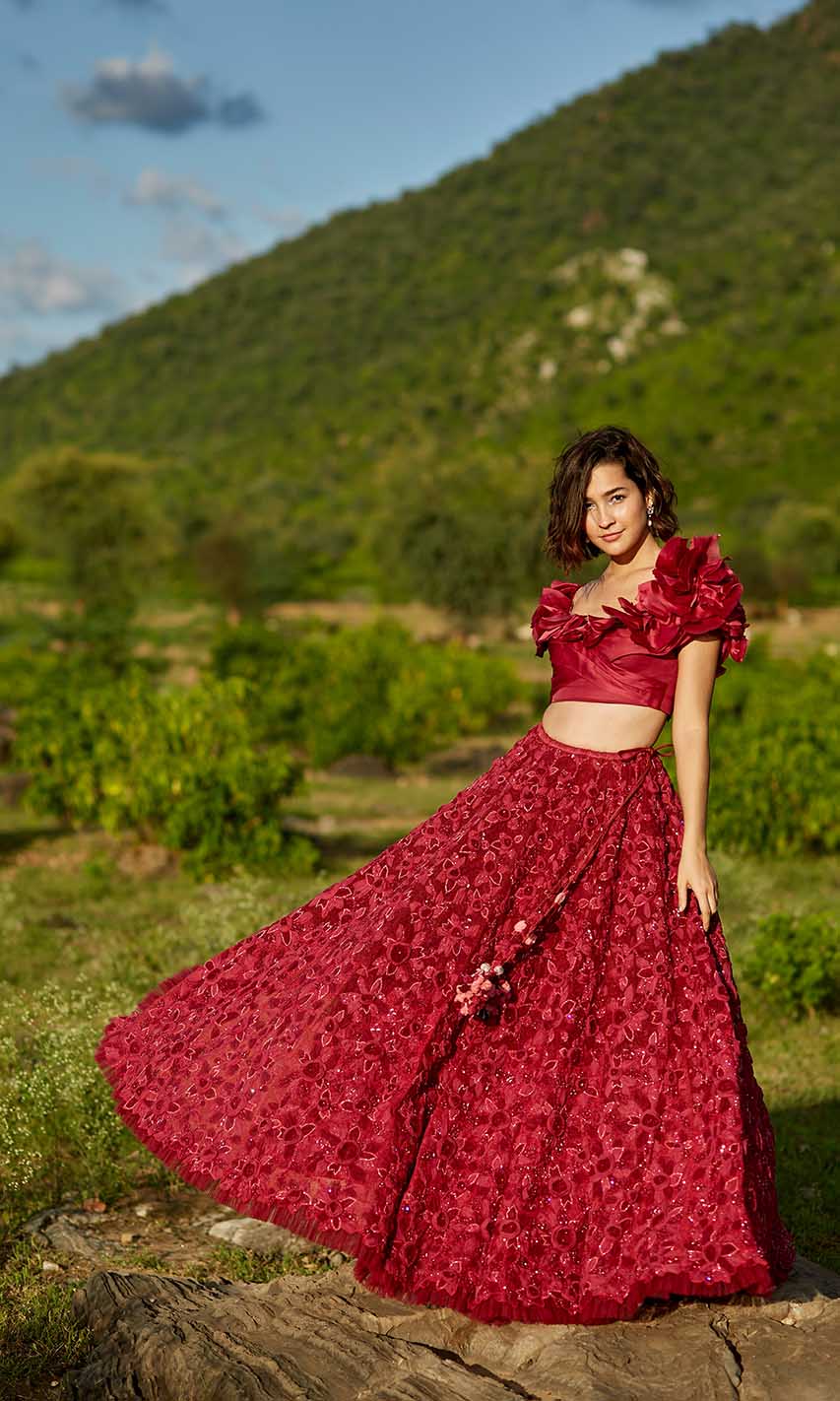 Victoria Lehenga Set