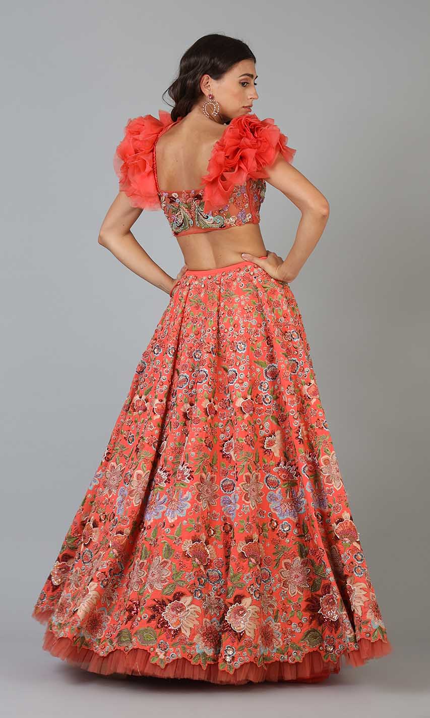 Talia Floral Lehenga Set