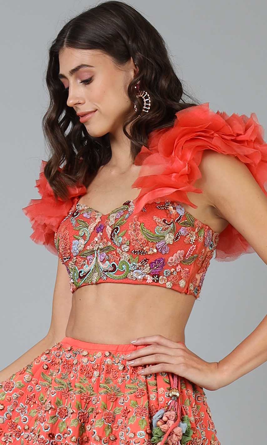 Talia Floral Lehenga Set