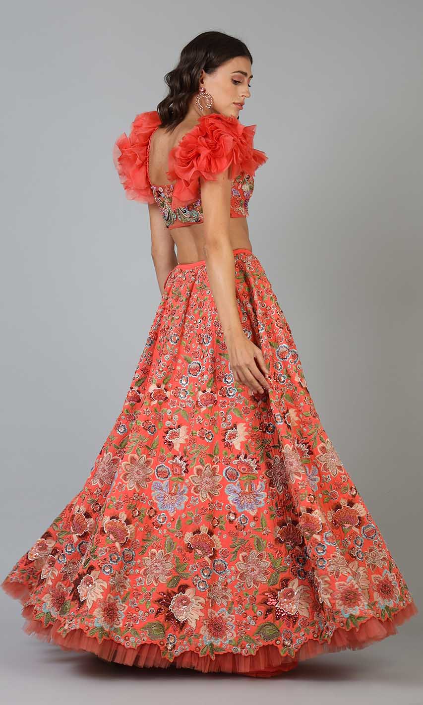 Talia Floral Lehenga Set
