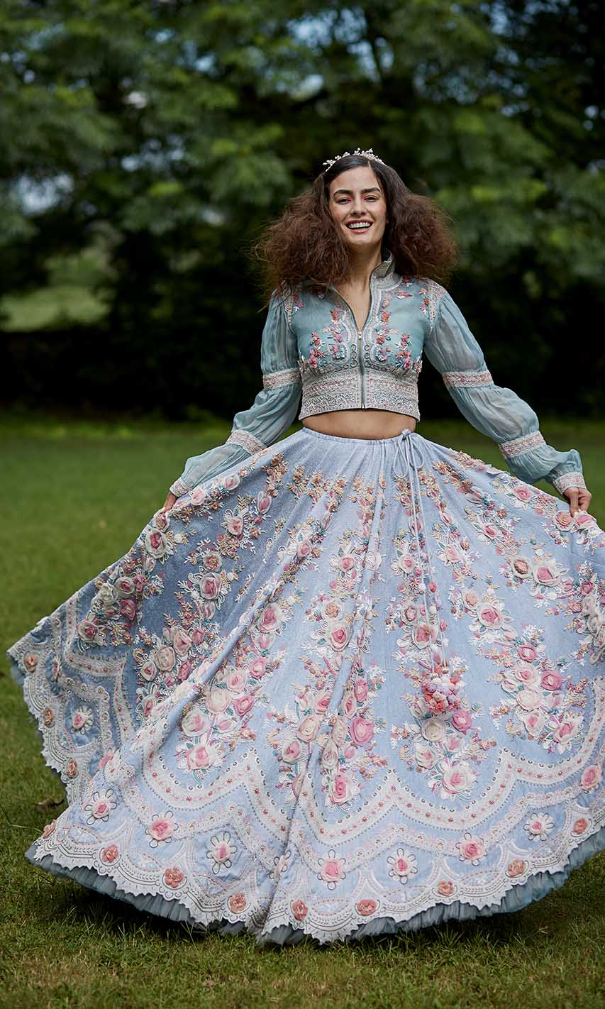Floral appliqué