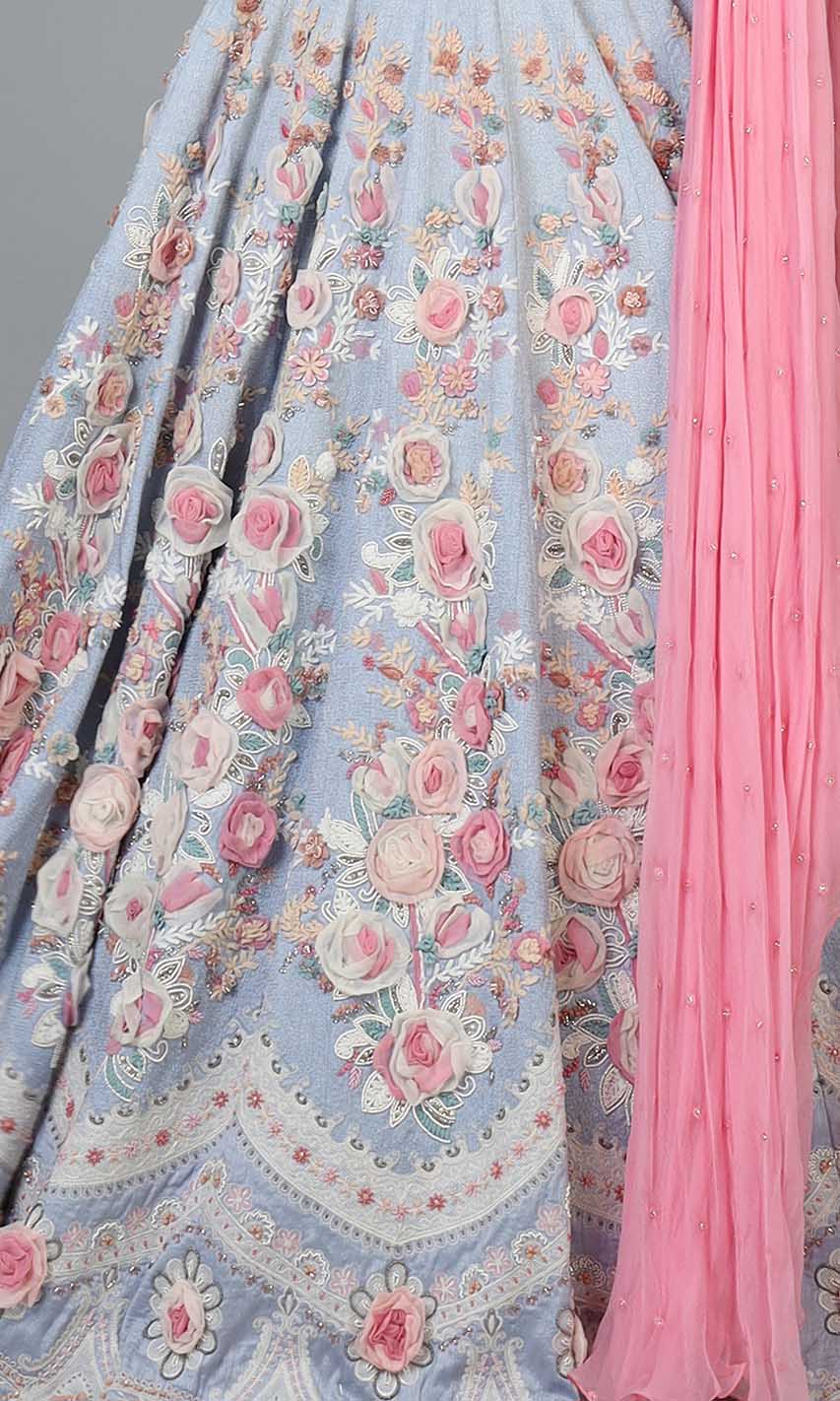 3D floral appliqué