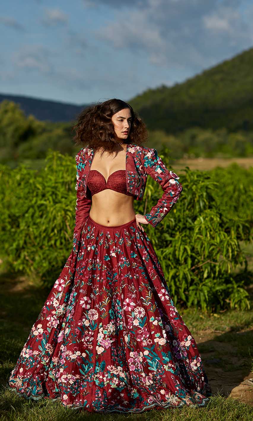 Rhea Floral Lehenga Set