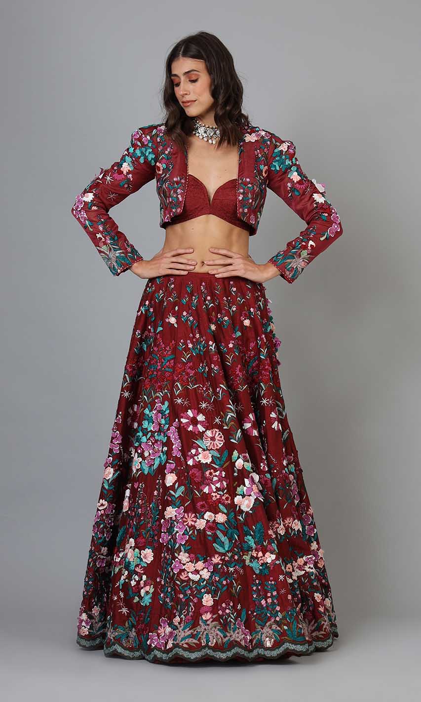Rhea Floral Lehenga Set