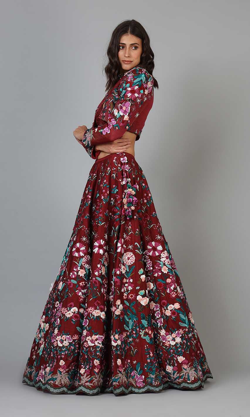 Rhea Floral Lehenga Set