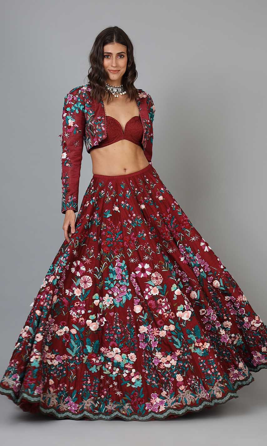 Rhea Floral Lehenga Set