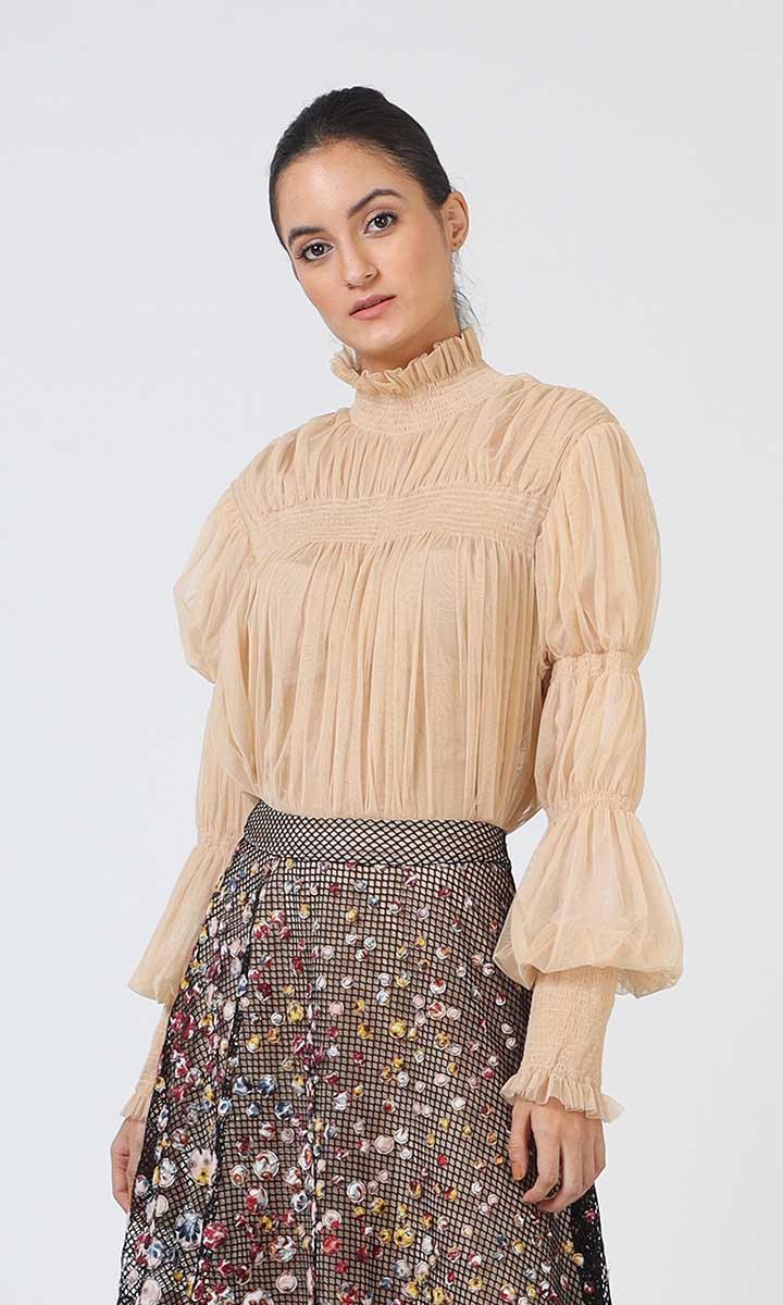 Ruching and ruffles