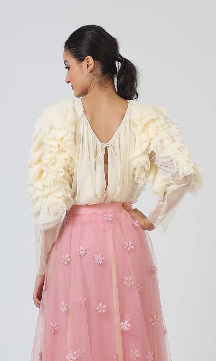 Skylar Ruffle Top
