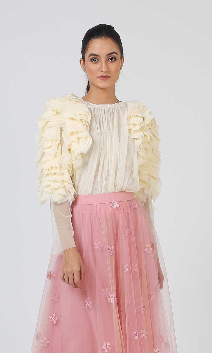 Skylar Ruffle Top
