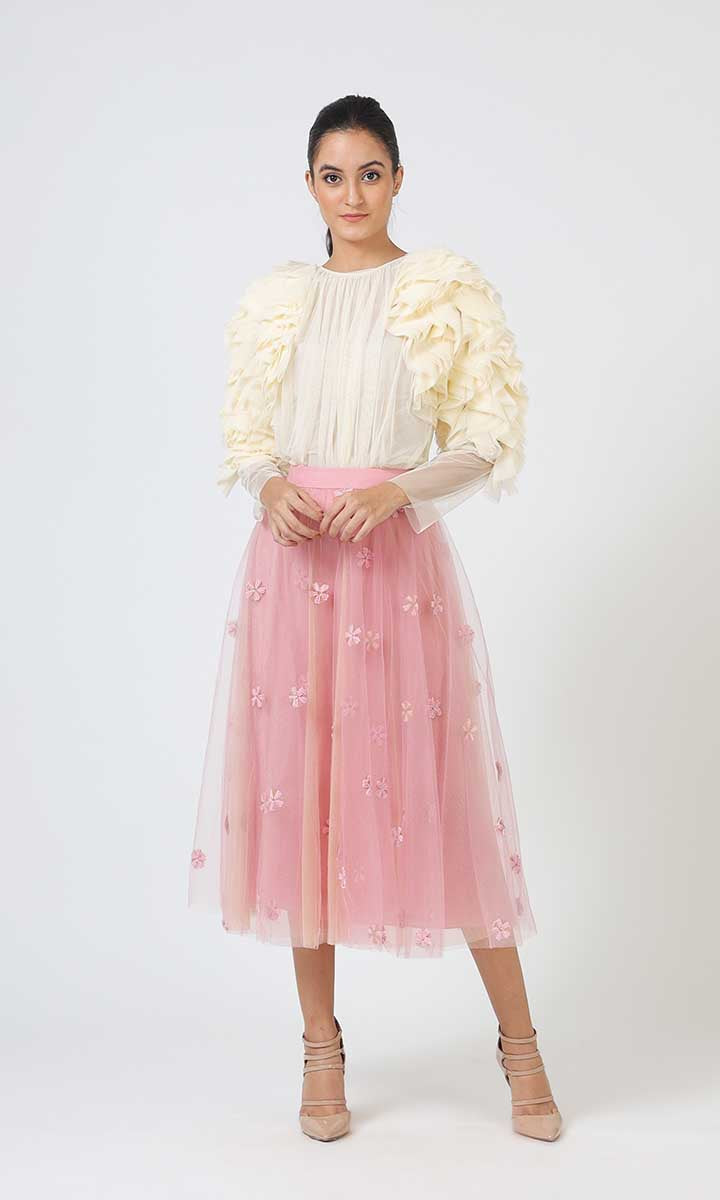 Skylar Ruffle Top