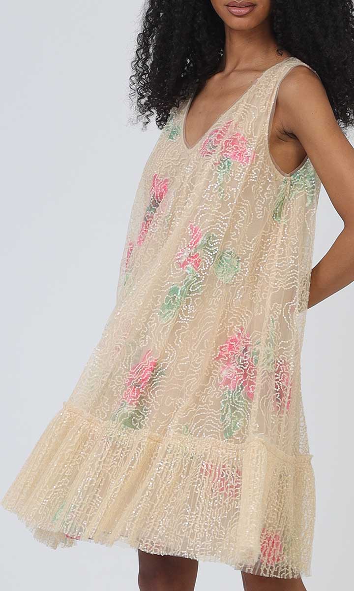 Sequins and florals