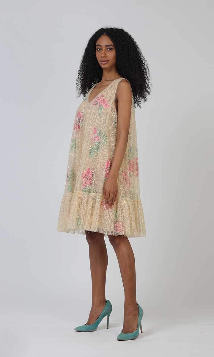 Cora Sequin A-Line Dress