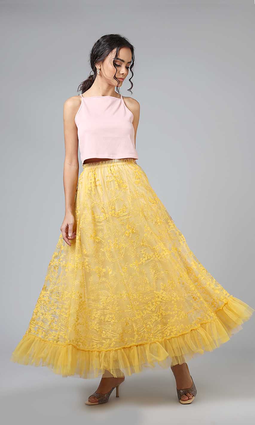Sylvia Embroidered Skirt