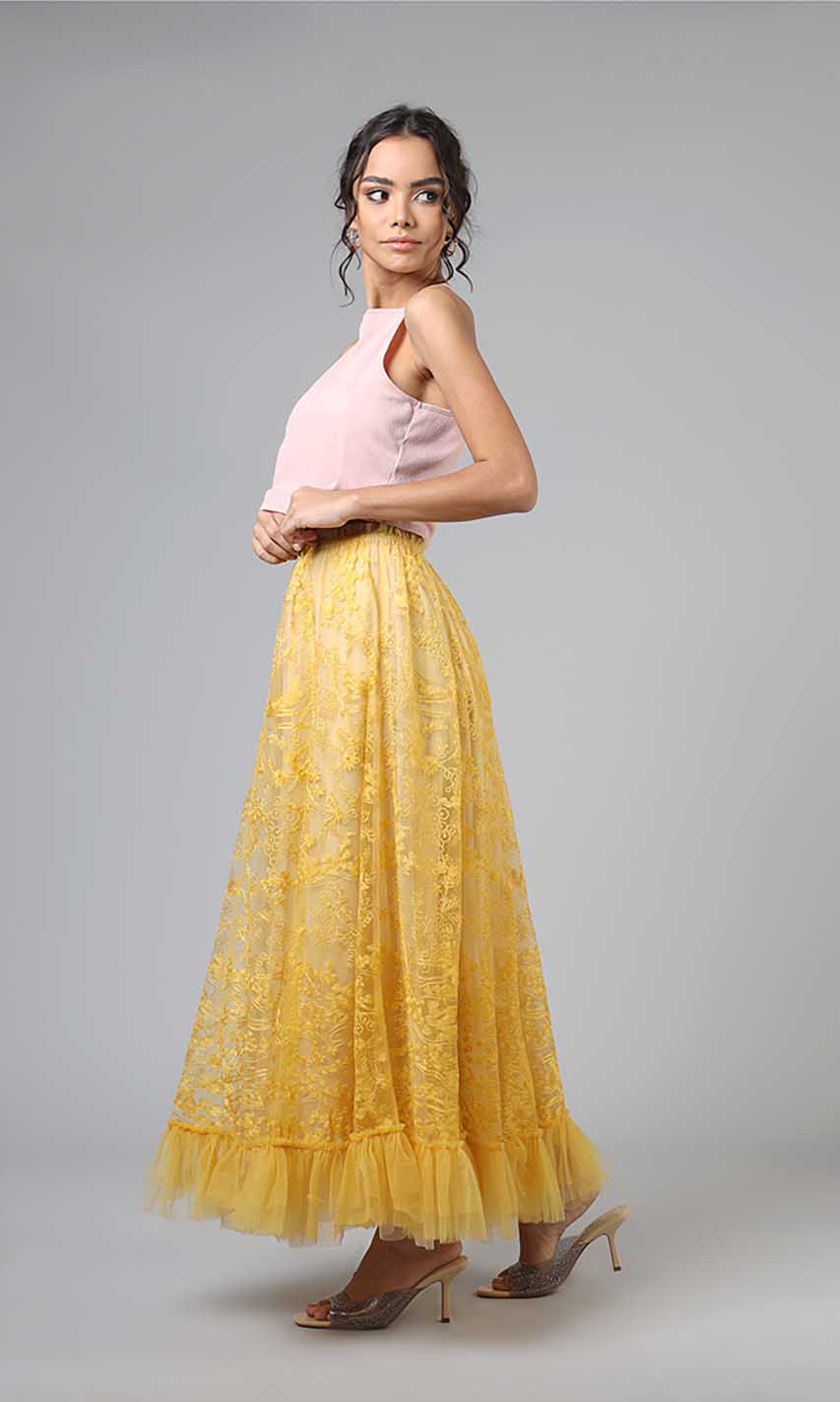 Sylvia Embroidered Skirt