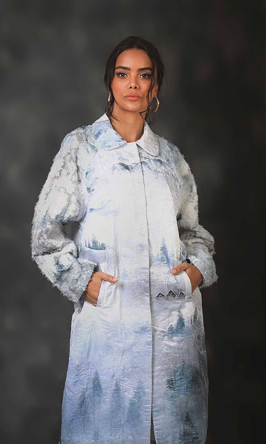 Frost Quilted Jacket Dress