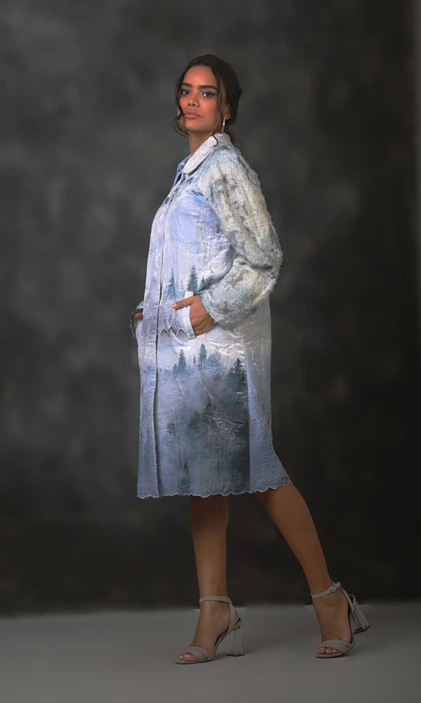 Frost Quilted Jacket Dress