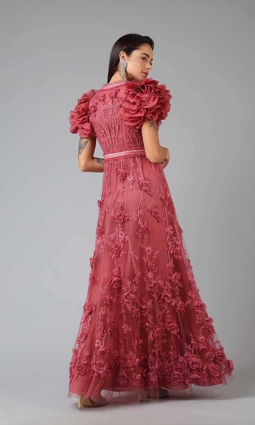 Vera Embroidered Gown