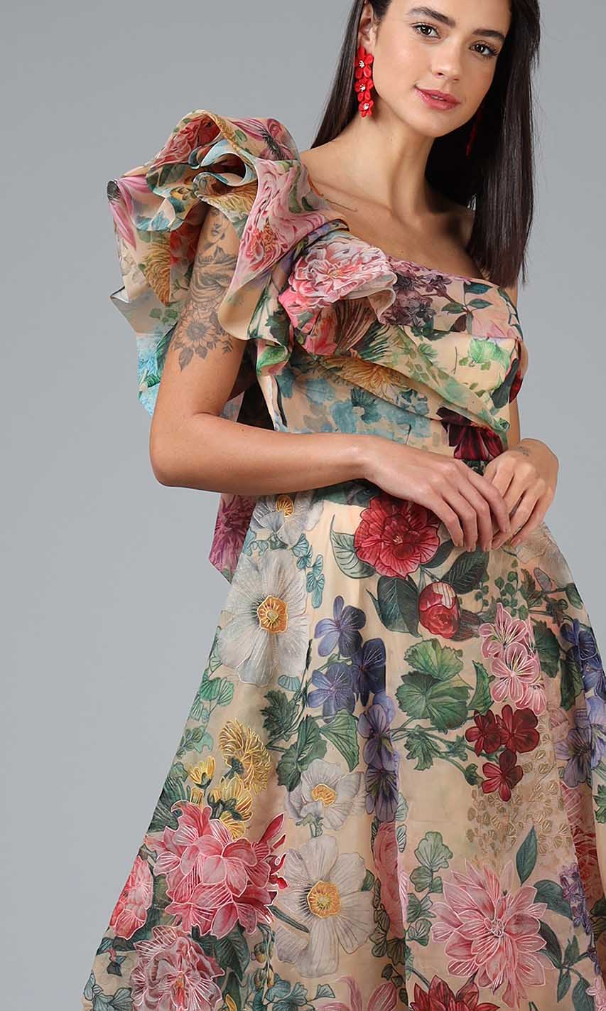Margaret Floral Gown