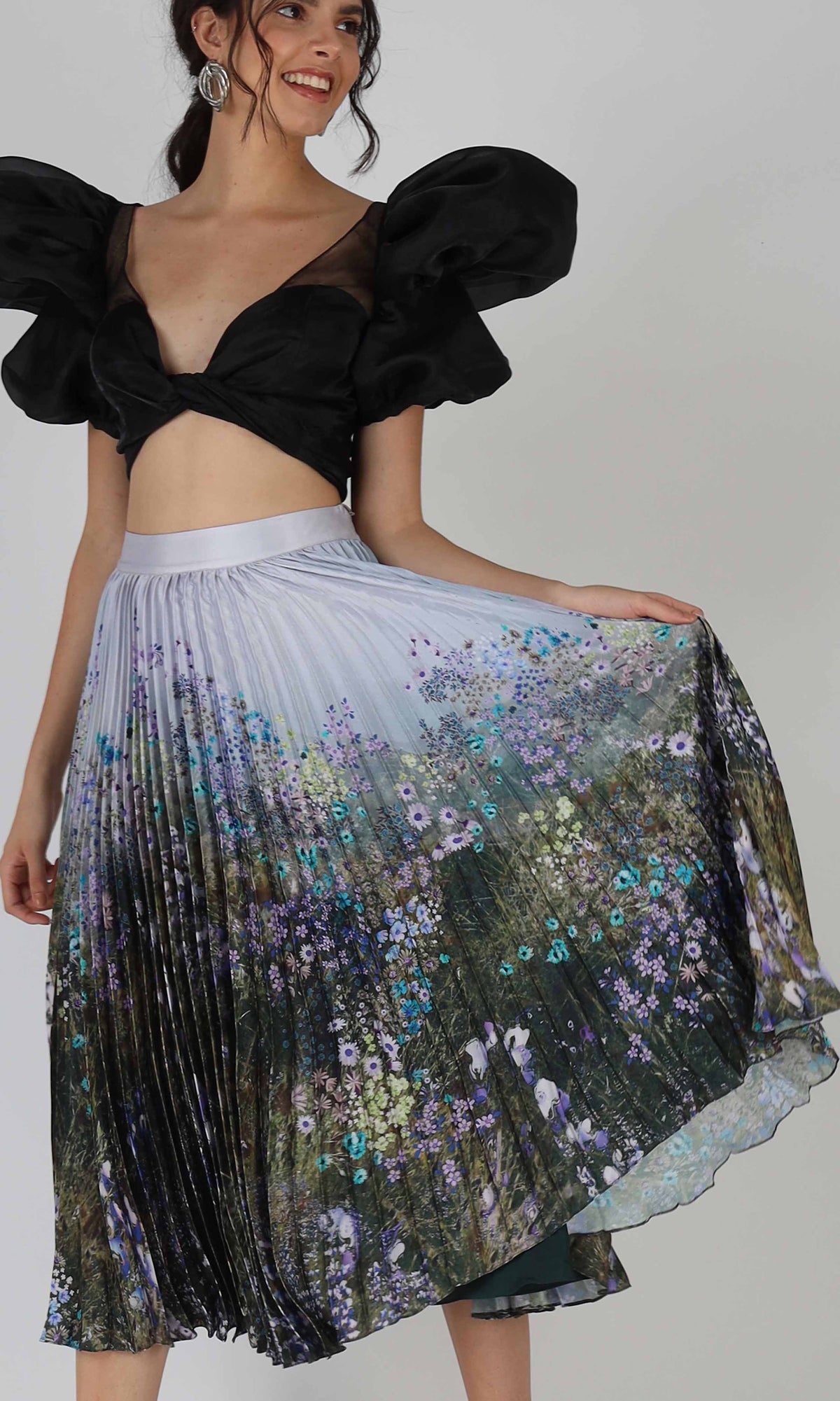 Dania Pleated Skirt