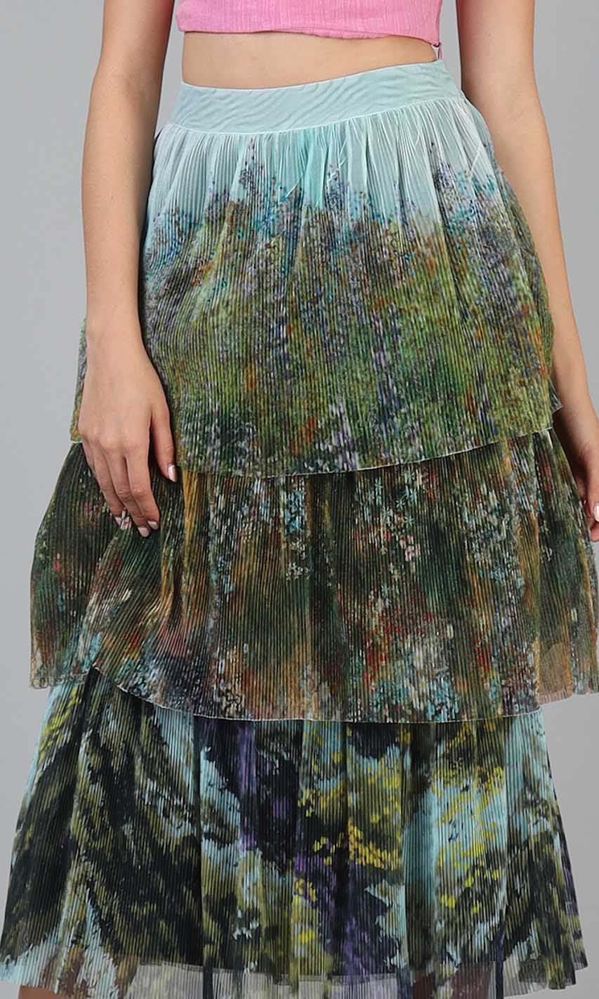 Pleated layers