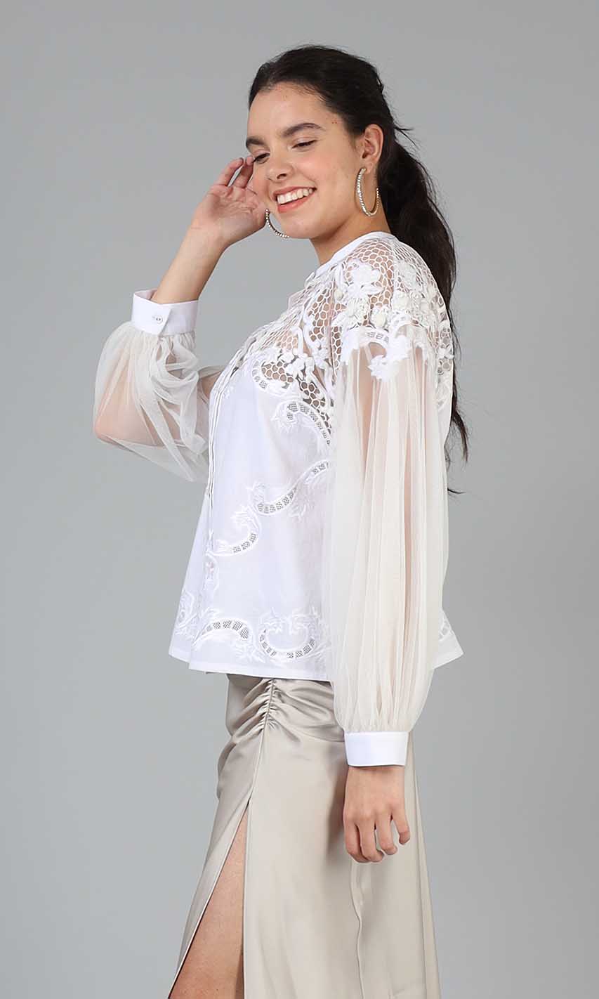 Cathy Embroidered Shirt