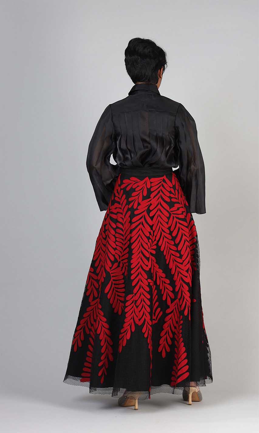 Saisha Applique Skirt