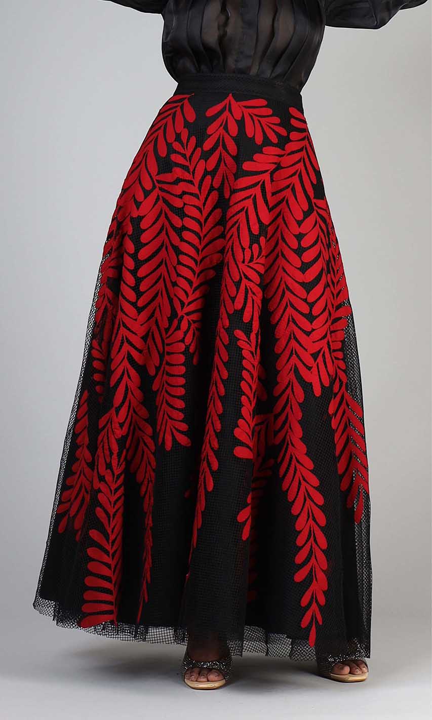 Saisha Applique Skirt