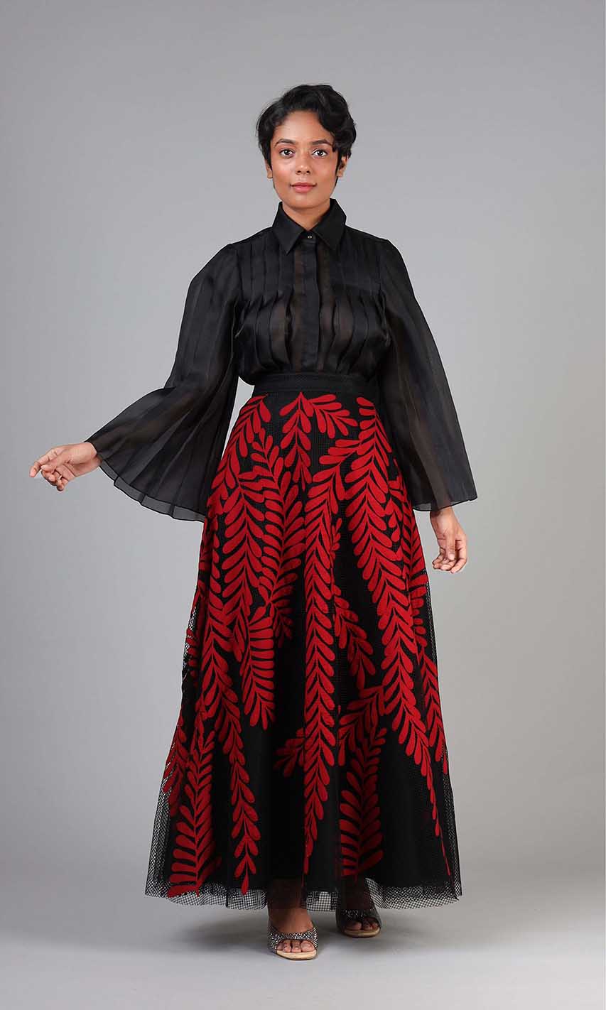 Saisha Applique Skirt