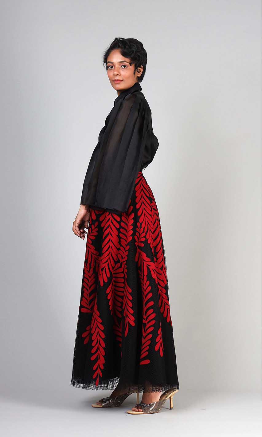 Saisha Applique Skirt