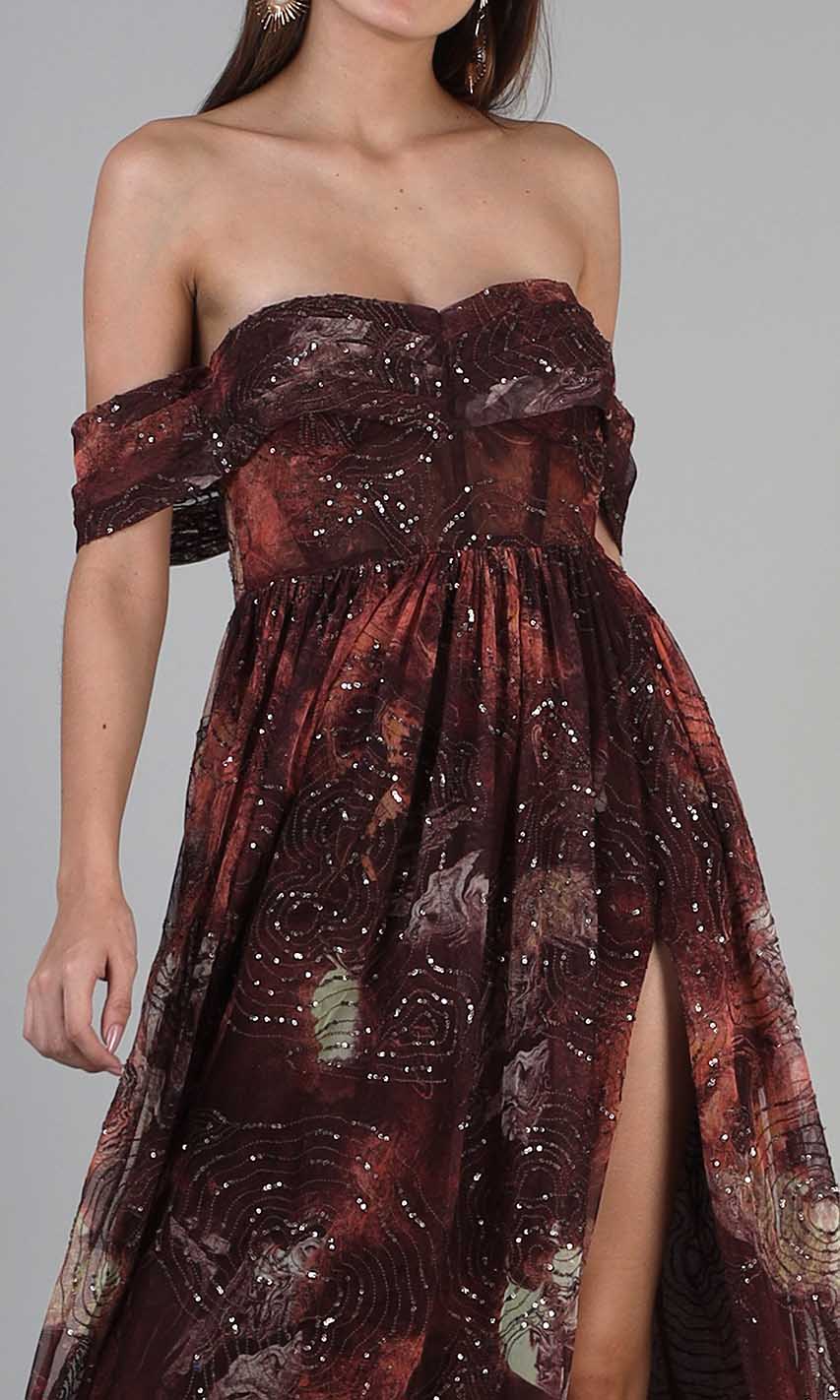 Shimmering print