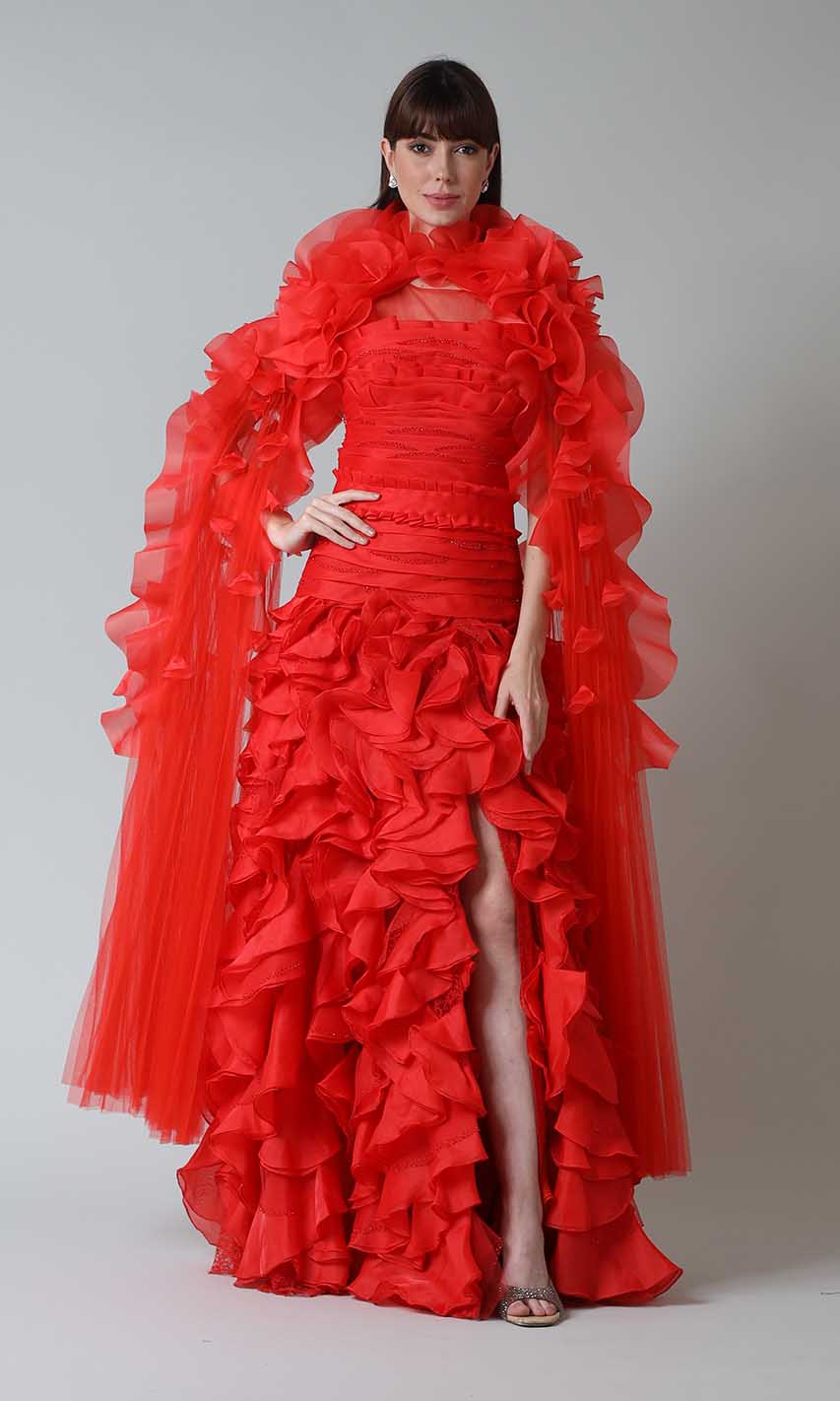 Coralie Gown with Cape