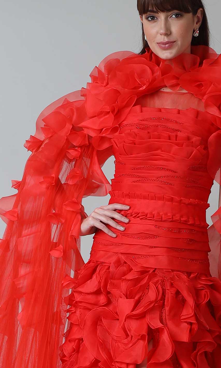 Pleats and ruffles
