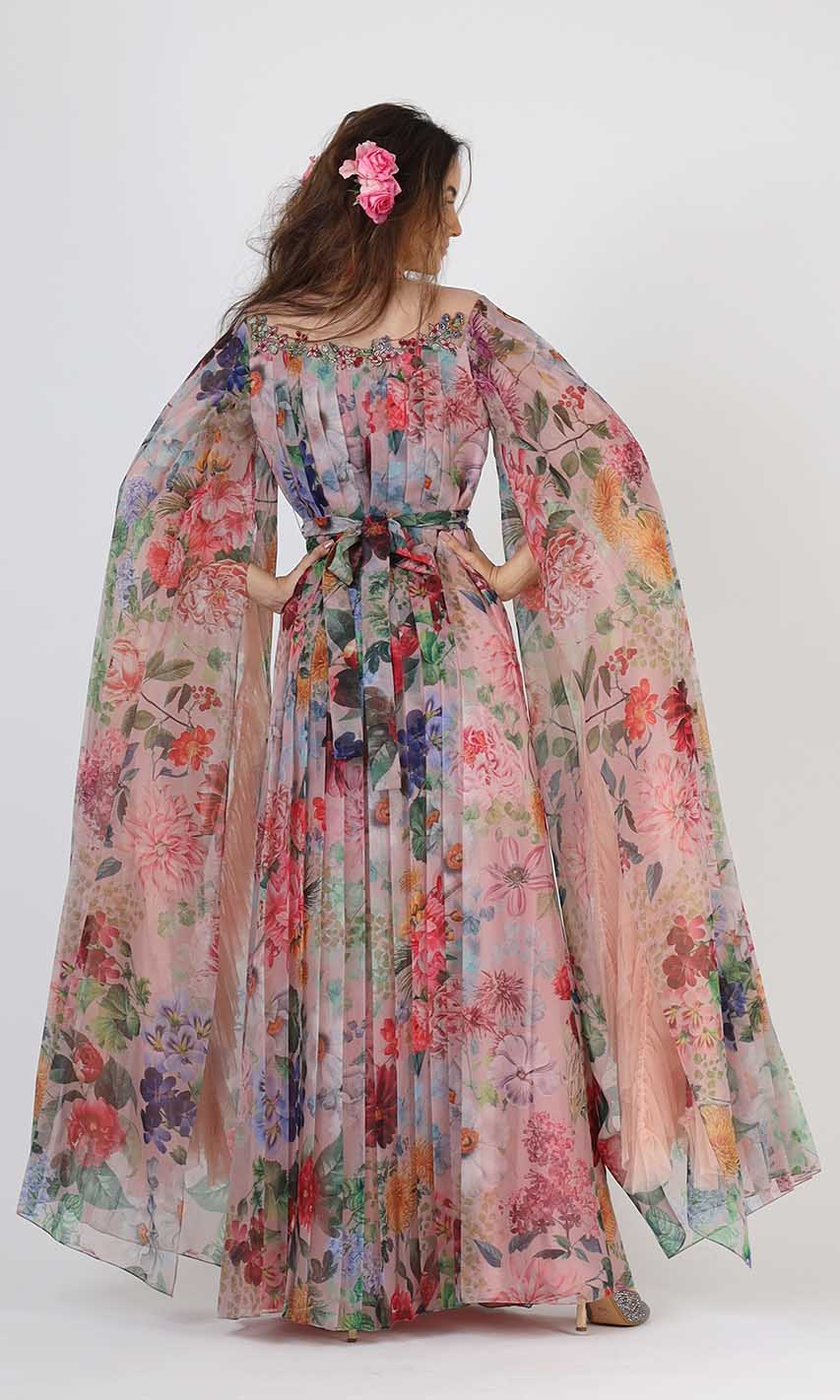 Nicola Pleated Gown