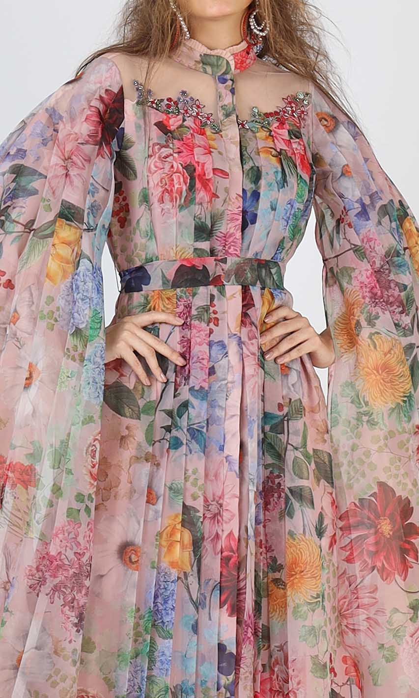 Nicola Pleated Gown
