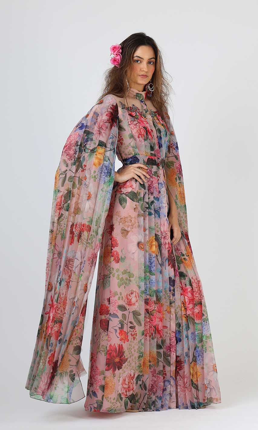 Nicola Pleated Gown