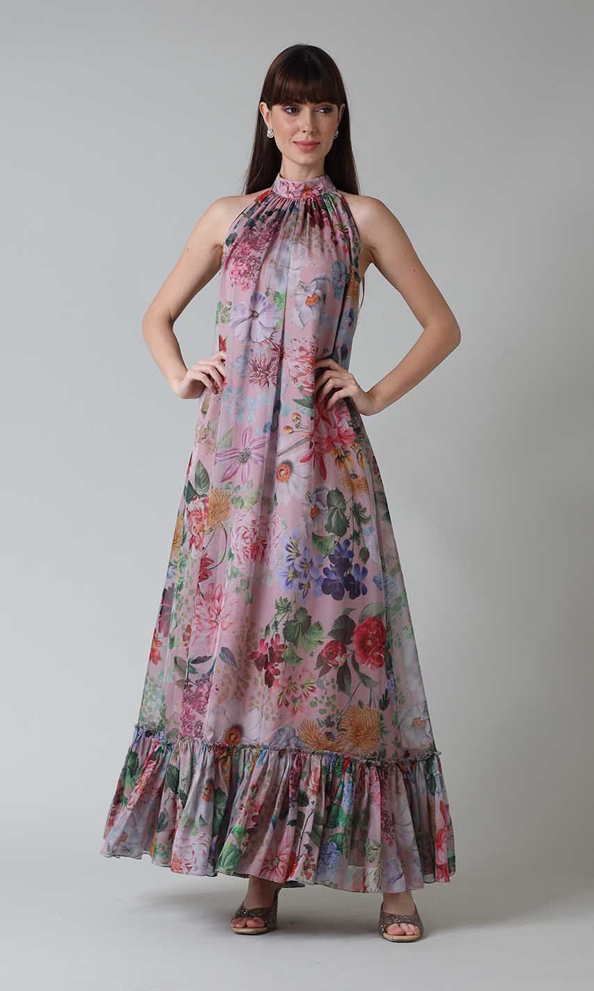Florals and a ruffle