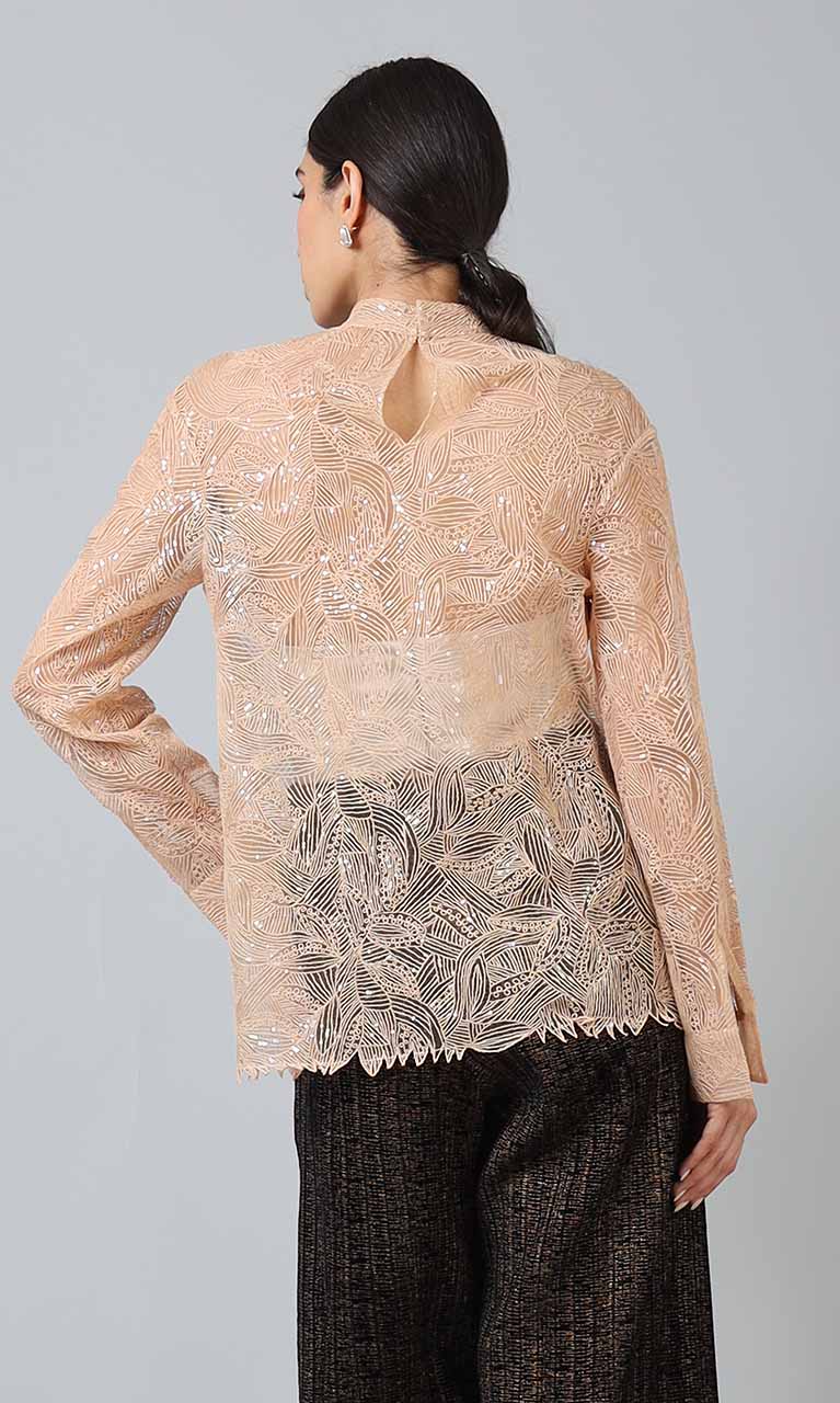 Sequinned lace
